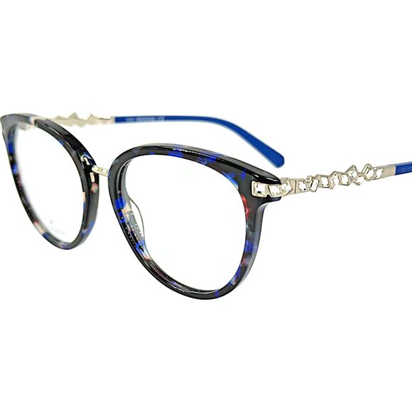 Swarovski SK5344 Womens Plastic Eyeglass Frame 055 Coloured Havana 53-17 main image 4